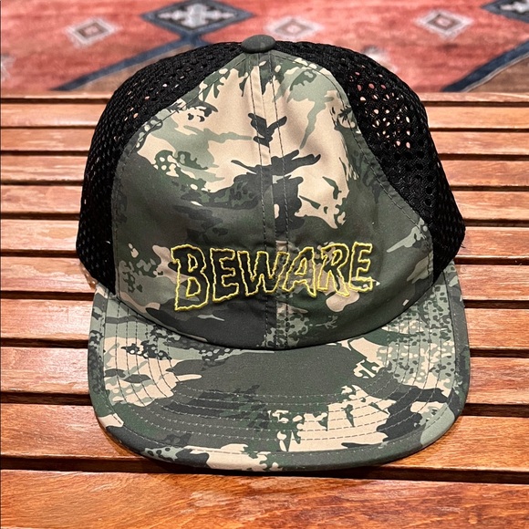Howler Brothers Camouflage 'Beware' Trucker Hat - Picture 1 of 5
